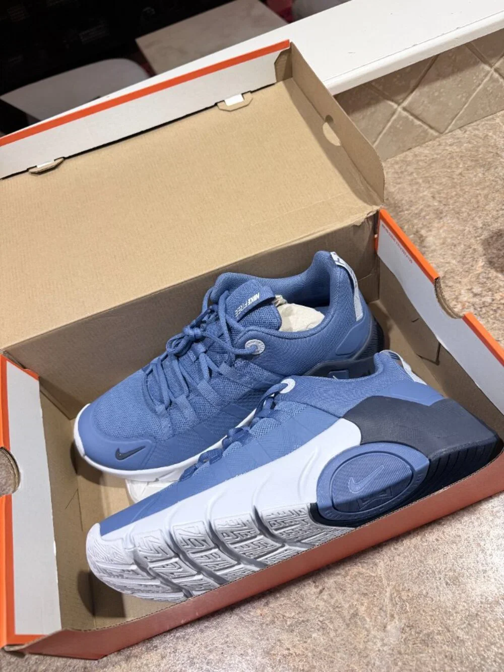 Nike Free Metcon 7 Training Shoes – Indigo Storm / Football Grey – NIB Size 12.5